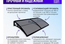 Photo of Преимущества защитных козырьков из поликарбоната от производителя КОЗЫРЬ ВПМ
